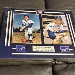 Los Angeles Dodgers Baseball Immortals Commemorative Photo Display sandy Koufax